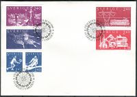 (1981) FDC 1160 - 1165 - Švédsko - Švédsko ve světě