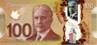 Kanada - (P 110b) 100 DOLLARS (2013) - polimer UNC