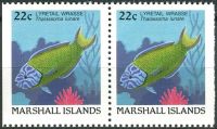 (1988) MiNr. 154 D ** - Wyspy Marshalla - 2 bl - Ryby