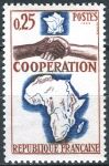 (1964) MiNr. 1493 ** - Francja - Współpraca francusko-afrykańska