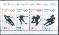 (1971) MiNr. 684 - 687 ** - Niemcy - BLOK 6 - Igrzyska Olimpijskie 1972, Sapporo i Monachium (III)