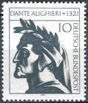 (1971) MiNr. 693 ** - Niemcy - 650. rocznica śmierci Dantego Alighieri