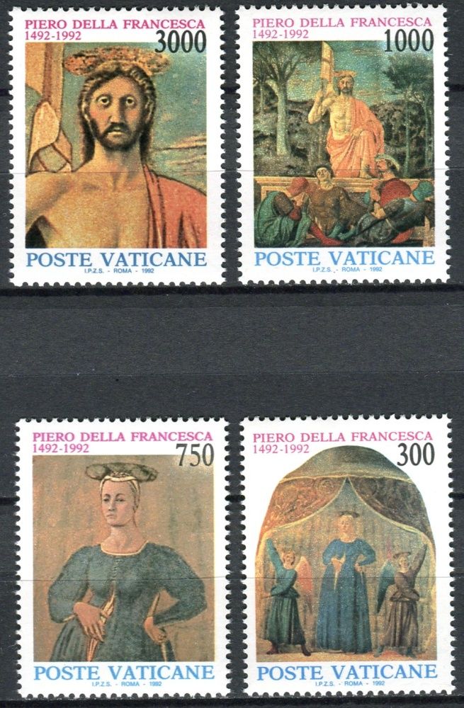 (1992) MiNr. 1060 - 1063 ** - Vatikán - 500. výročí smrti Piero della Francesca