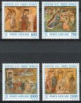 (1992) MiNr. 1075 - 1078 ** - Vatikán - Vánoce: Mozaiky 13. století v bazilice Santa Maria Maggiore, Řím