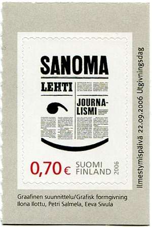 (2006) MiNr. 1820 ** - Finlandia - 100 lat Stowarzyszenia Młodych Fińskich Dziennikarzy