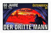 (2009) nr 2822 ** - Austria - 60 lat filmu "Der dritte Mann"