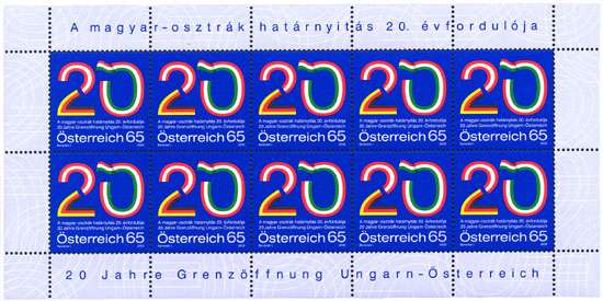 (2009) nr 2823 ** - Austria - PL - 20 lat otwartej granicy między Węgrami a Austrią