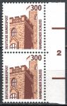 (1988) MiNr. 1348 A ** - Německo - 2-bl - d.z. - Památky (II)