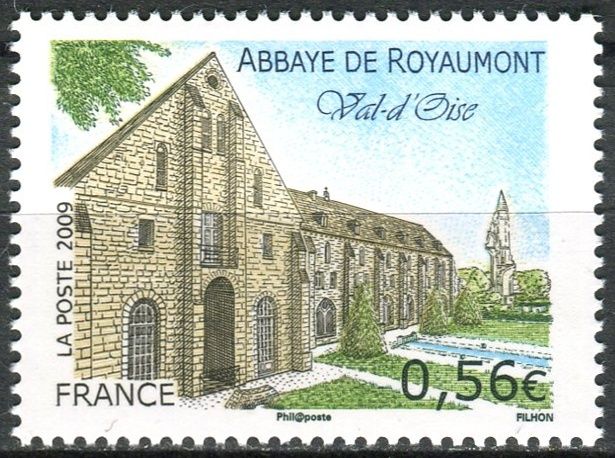 (2009) MiNr. 4755 ** - Francie - Cestovní ruch - opatství Royaumont, Asnières-sur-Oise