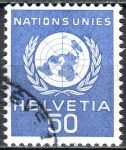 (1959) MiNr. 30 O - Szwajcaria - ONZ - Godło ONZ