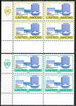 (1977) MiNr. 303 - 304 ** - OSN New York - 4-bl - Světová organizace duševního vlastnictví (WIPO)