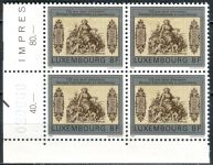 (1981) MiNr. 1034 - ** - Lucembursko - 4-bl - 125 let bankovek Mezinárodní banky v Lucembursku