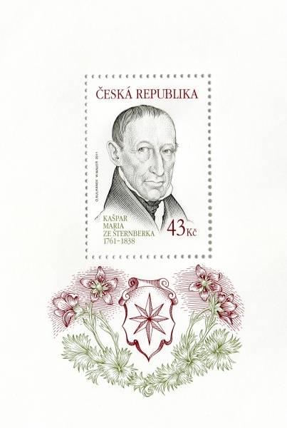 (2011) MiNr. 664 **, BLOCK 43 - Republika Czeska - Kašpar Maria ze Šternberka