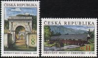 (1999) MiNr. 218 - 219 ** - Republika Czeska - Piękno naszej ojczyzny - mosty
