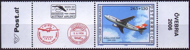 (2006) MiNr. 2606 ** - Austria - K+zn. - Airbus 310