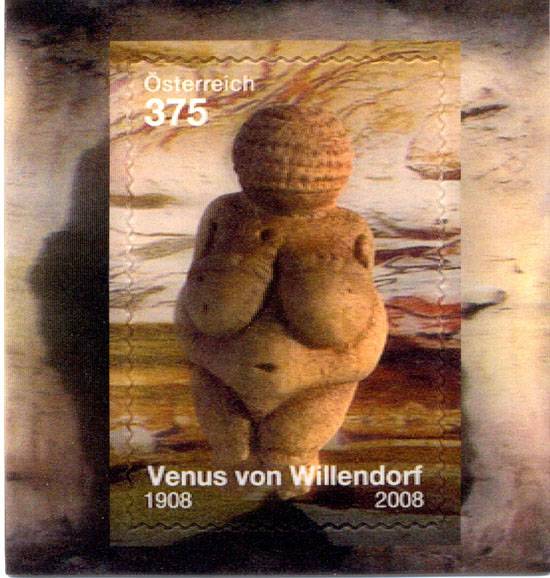 (2008) Nr 2758 ** - Austria - BLOK 44 - Willendorf Venus (3D)