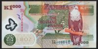 Zambia - (P45f) 1000 Kwacha (2008) - polimer UNC