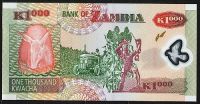 Zambia - (P45f) 1000 Kwacha (2008) - polimer UNC