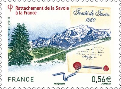 (2010) nr 4837 ** - Francja - 150. rocznica przyłączenia Sabaudii do Francji