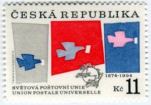 (1994) nr 48 ** - Republika Czeska - 120. rocznica powstania Światowego Związku Pocztowego