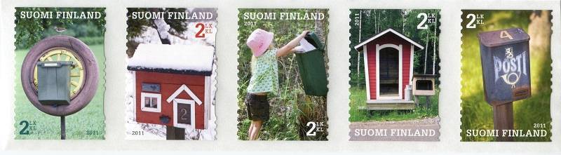 (2011) Nr 2080 - 2084 ** - Finlandia - skrzynki na listy