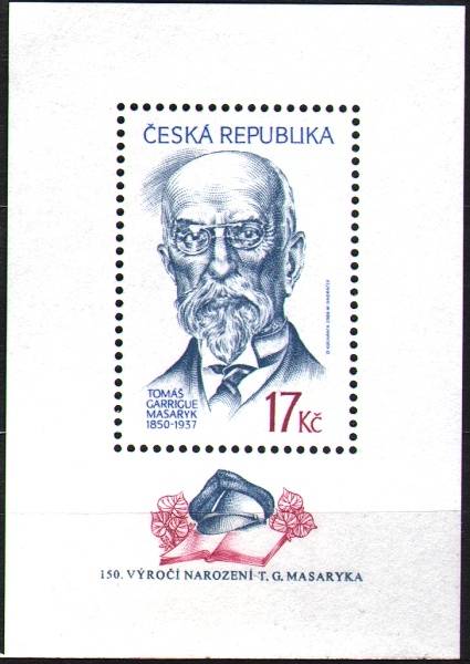 (2000) A 246 ** - Republika Czeska - T. G. Masaryk - klej błyszczący