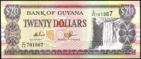 Gujana (P 30e2) - 20 dolarów (2010) - CBNC - UNC
