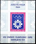 (1983) MiNr. 2013 ** BLOK 22 - Jugosławia - Zimowe Igrzyska Olimpijskie Sarajewo