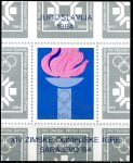 (1984) MiNr. 2033 ** BLOK 24 - Jugosławia - Zimowe Igrzyska Olimpijskie Sarajewo