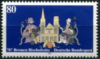 (1987) MiNr. 1329 ** - Niemcy - biskupstwo Bremy