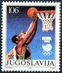 (1988) MiNr. 2267 ** - Jugosławia - Igrzyska Olimpijskie w Seulu - Koszykówka