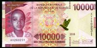 Gwinea - (P 49) 10.000 franków (2018) - UNC