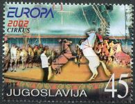 (2002) MiNr. 3078 ** - Jugosławia - EUROPA - cyrk