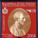 (2004) - 2 € - San Marino - B. Borghesi - Coin Card (UNC)