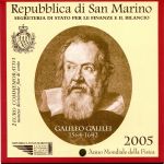 (2005) - 2 € - San Marino - Światowy Rok Fizyki - Karta monetarna (UNC)