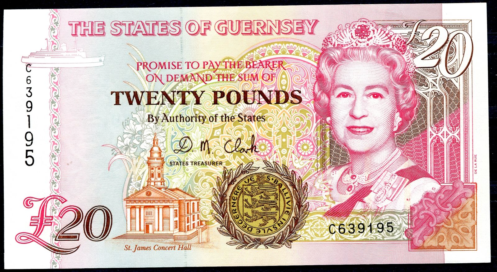 Guernsey - (P 58b) 20 Pounds (1996) - UNC