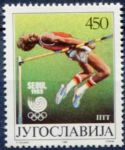 (1988) MiNr. 2268 ** - Jugosławia - Igrzyska Olimpijskie w Seulu - skok wzwyż