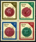 (1988) MiNr. 3156 - 3159 **, 4-bl - DDR - Pieczęcie historyczne (II).