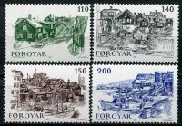 (1981) MiNr. 59 - 62 ** - Wyspy Owcze - Stare Torshavn