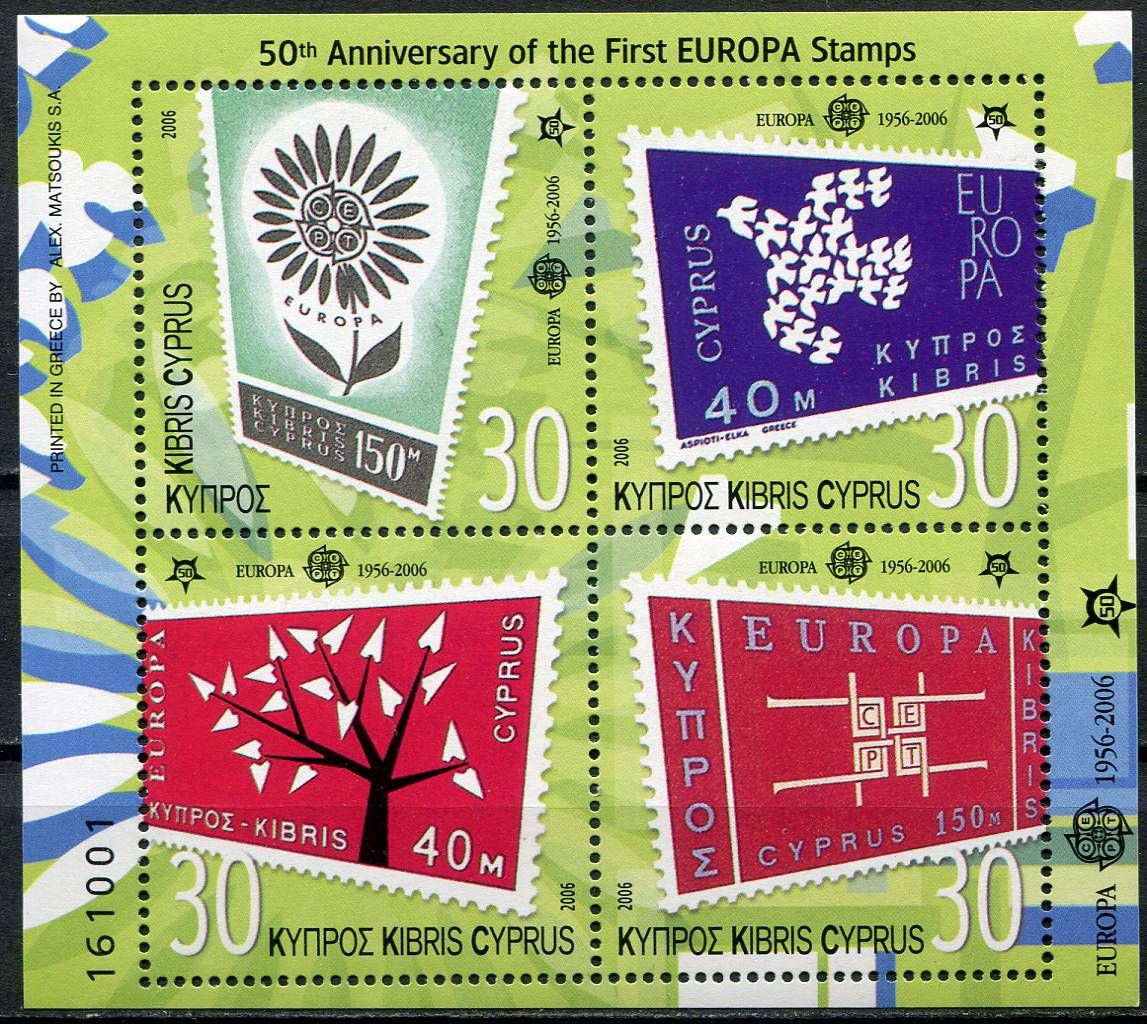 2006) MiNr. 1065 - 1068 BLOCK 255 ** - Kypr (řecký) - EUROPA | www.tgw.cz