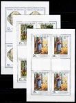 (2001) PL 309 - 311 ** - Republika Czeska - Sztuka na znaczkach pocztowych