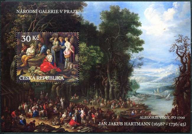 (2008) A 580 ** - Republika Czeska - Sztuka na znaczkach: Jan Jakub Hartmann