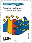 (2012) MiNr. 752 ** - Andora (Fr.) - Prezydencja Rady Europy