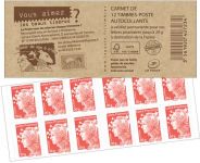 (2012) Nr. 013 ** - Francja - książeczka znaczków pocztowych