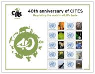 (2013) ONZ Nowy Jork ** - PL - 40. rocznica CITES