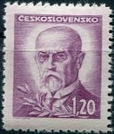 (1945) Mi.Nr. 466 ** - Czechosłowacja - portrety T. G. Masaryka