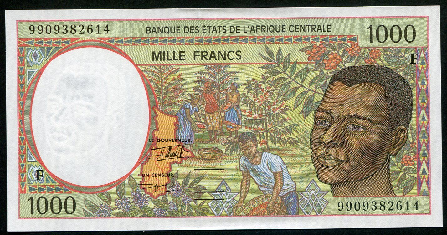 CAF (P 302Ff) 1000 CA FRANCS (1999) - UNC (sér. F)