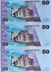 Kyrgyzstán (P20) - 50 Som (2002) - UNC - 3-blok nerozříznutý