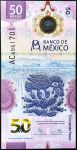 Mexiko (P 133a.1) - 50 Pesos (31.3.2021) - UNC polymer