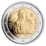 (2021) San Marino 2 € - Dürer - Karta na monety
